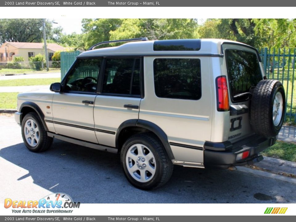 2003 Land Rover Discovery SE White Gold / Black Photo #7