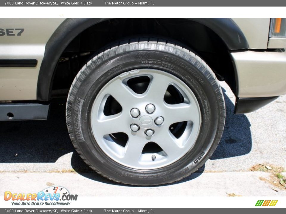 2003 Land Rover Discovery SE White Gold / Black Photo #20