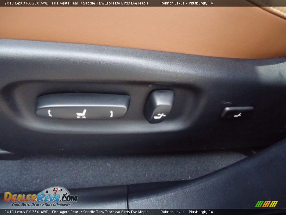 2013 Lexus RX 350 AWD Fire Agate Pearl / Saddle Tan/Espresso Birds Eye Maple Photo #15