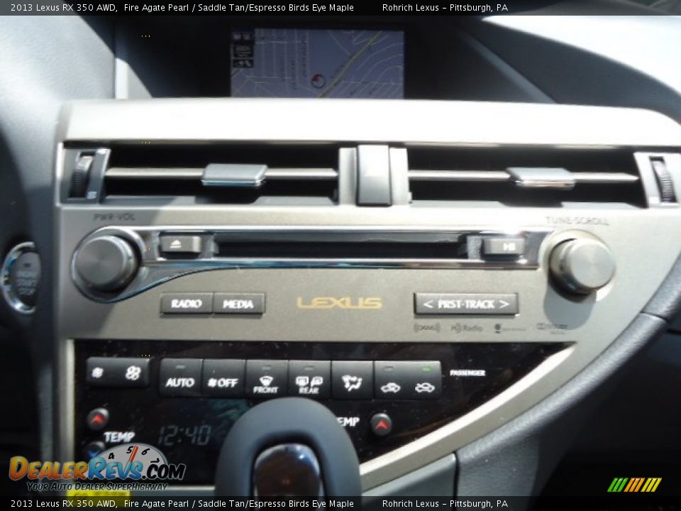 2013 Lexus RX 350 AWD Fire Agate Pearl / Saddle Tan/Espresso Birds Eye Maple Photo #19
