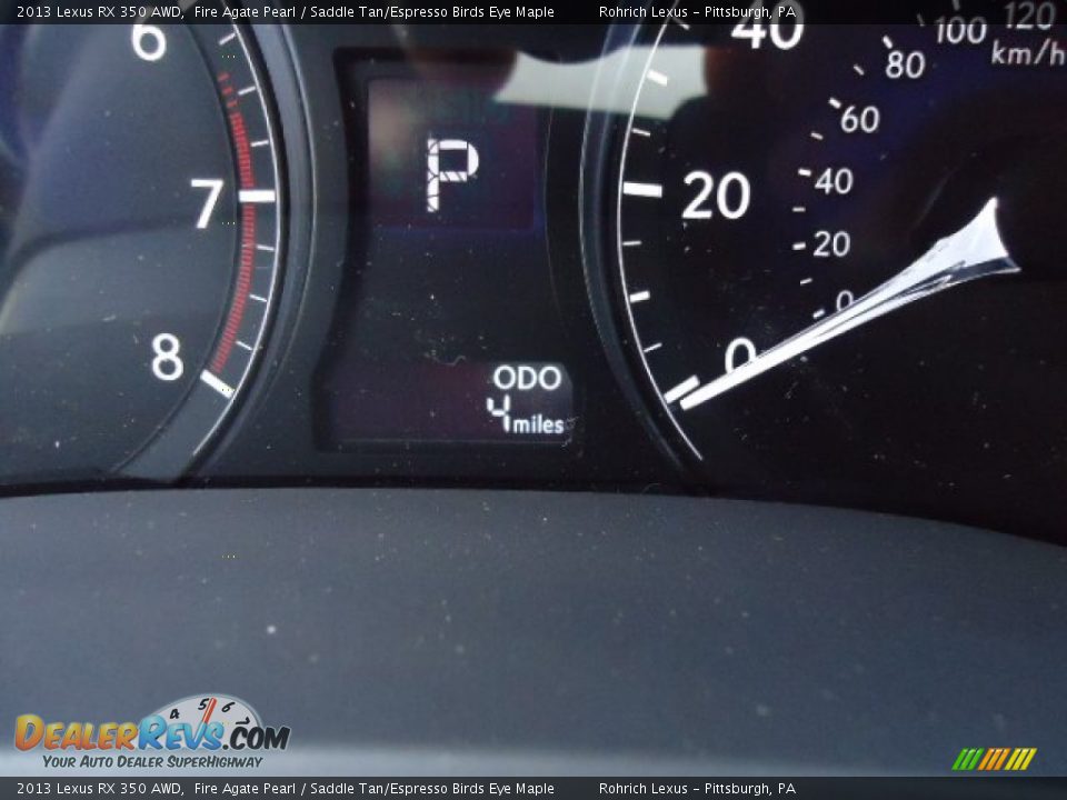 2013 Lexus RX 350 AWD Fire Agate Pearl / Saddle Tan/Espresso Birds Eye Maple Photo #20