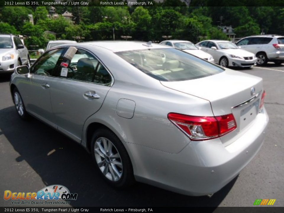 2012 Lexus ES 350 Tungsten Pearl / Light Gray Photo #2