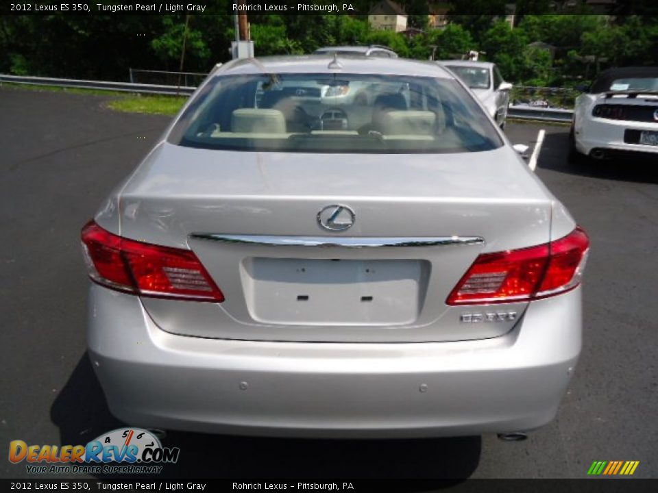 2012 Lexus ES 350 Tungsten Pearl / Light Gray Photo #3