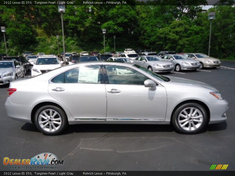 2012 Lexus ES 350 Tungsten Pearl / Light Gray Photo #5