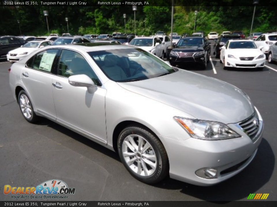 2012 Lexus ES 350 Tungsten Pearl / Light Gray Photo #6