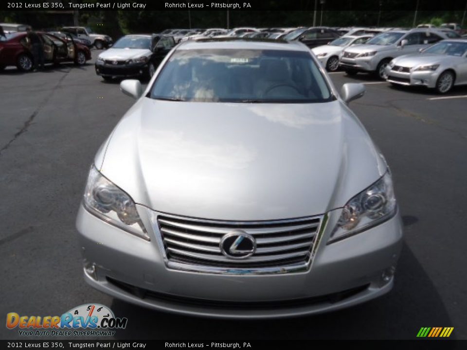 2012 Lexus ES 350 Tungsten Pearl / Light Gray Photo #7