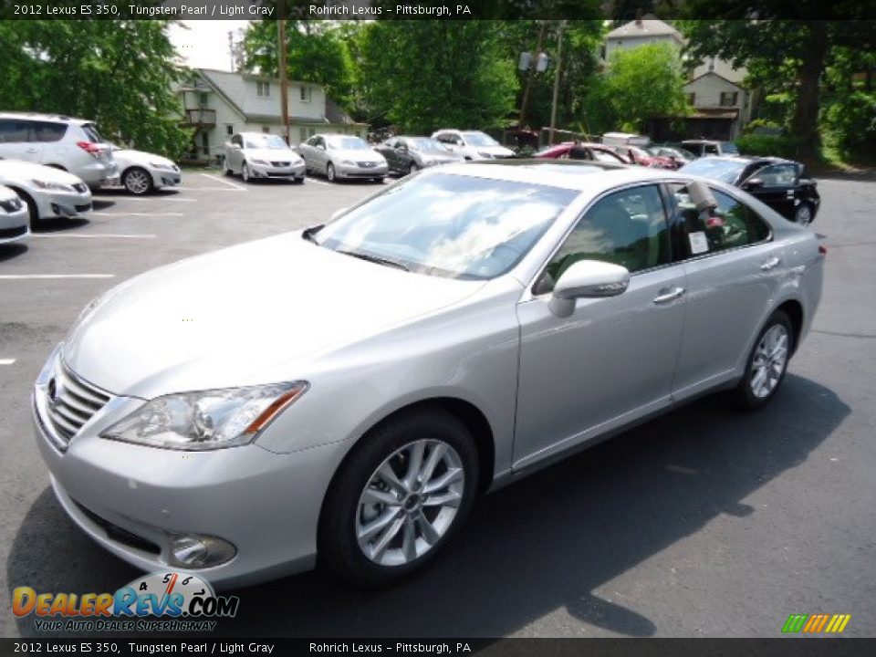 2012 Lexus ES 350 Tungsten Pearl / Light Gray Photo #8