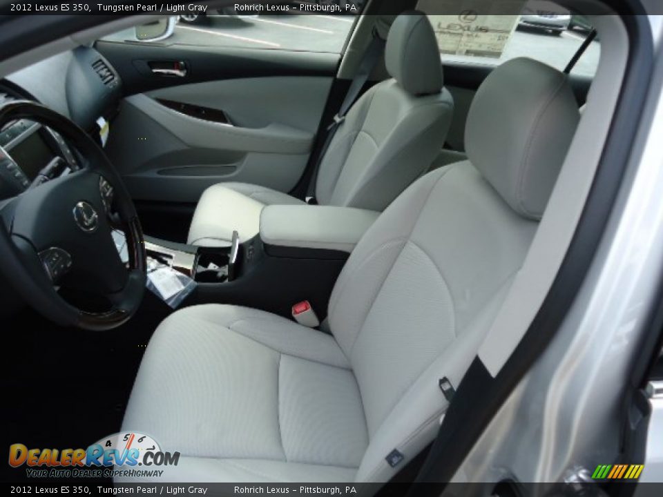2012 Lexus ES 350 Tungsten Pearl / Light Gray Photo #10