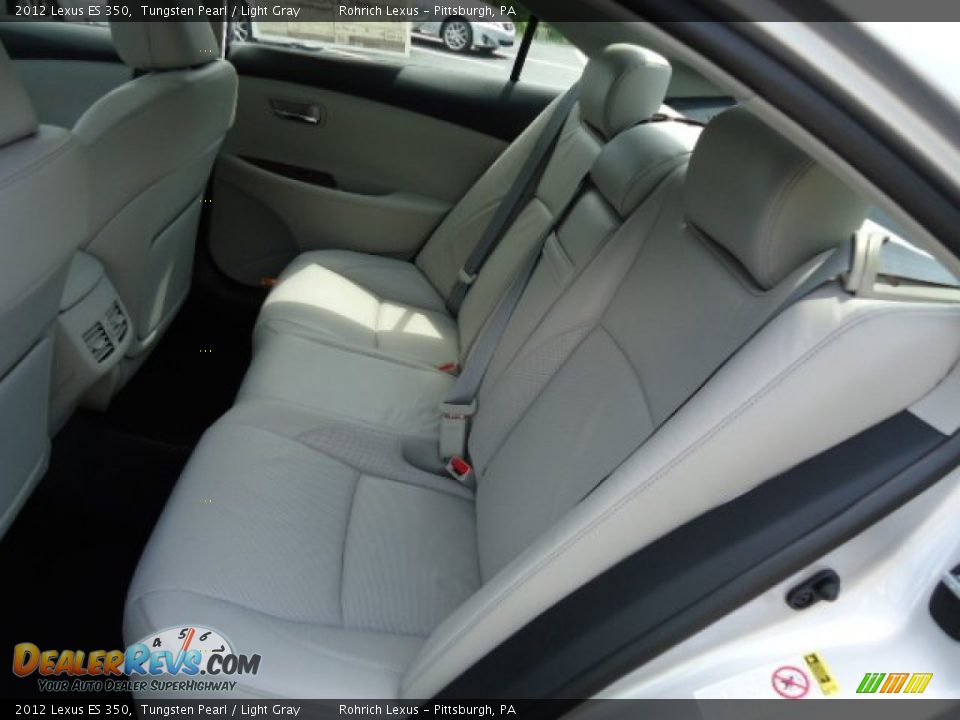 2012 Lexus ES 350 Tungsten Pearl / Light Gray Photo #11