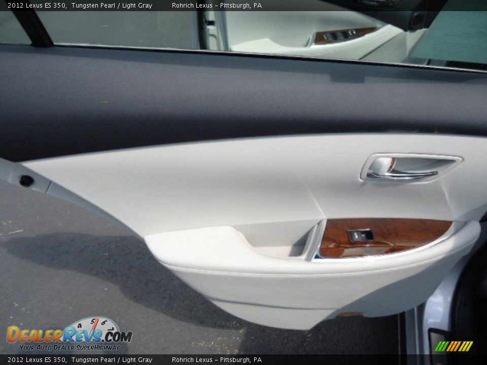 2012 Lexus ES 350 Tungsten Pearl / Light Gray Photo #13