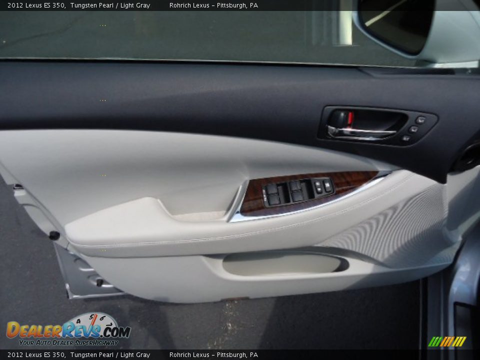 2012 Lexus ES 350 Tungsten Pearl / Light Gray Photo #14