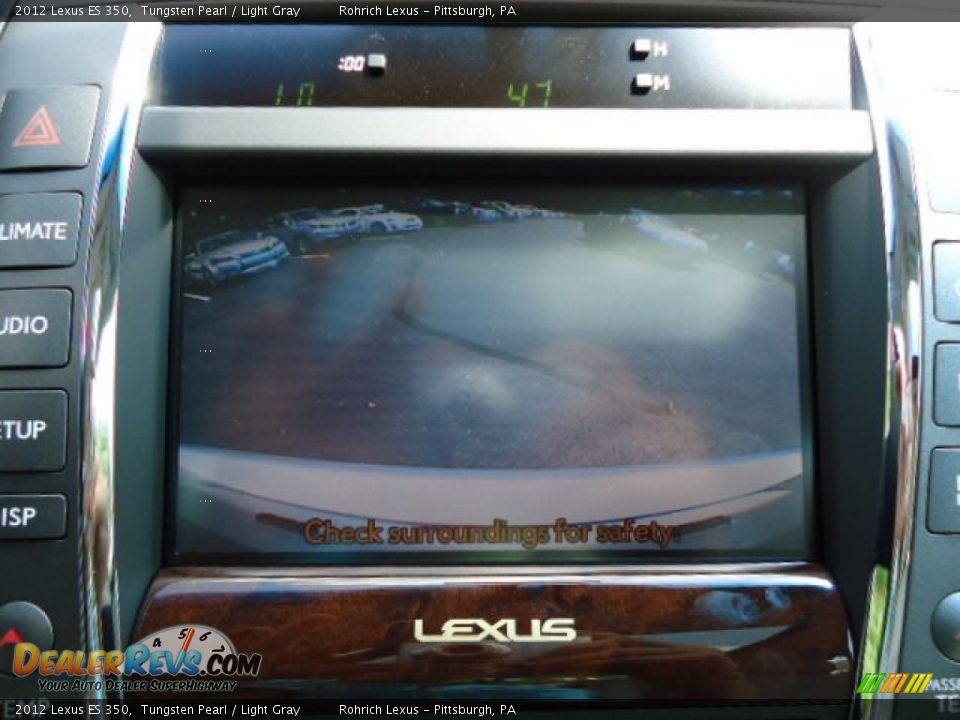2012 Lexus ES 350 Tungsten Pearl / Light Gray Photo #18