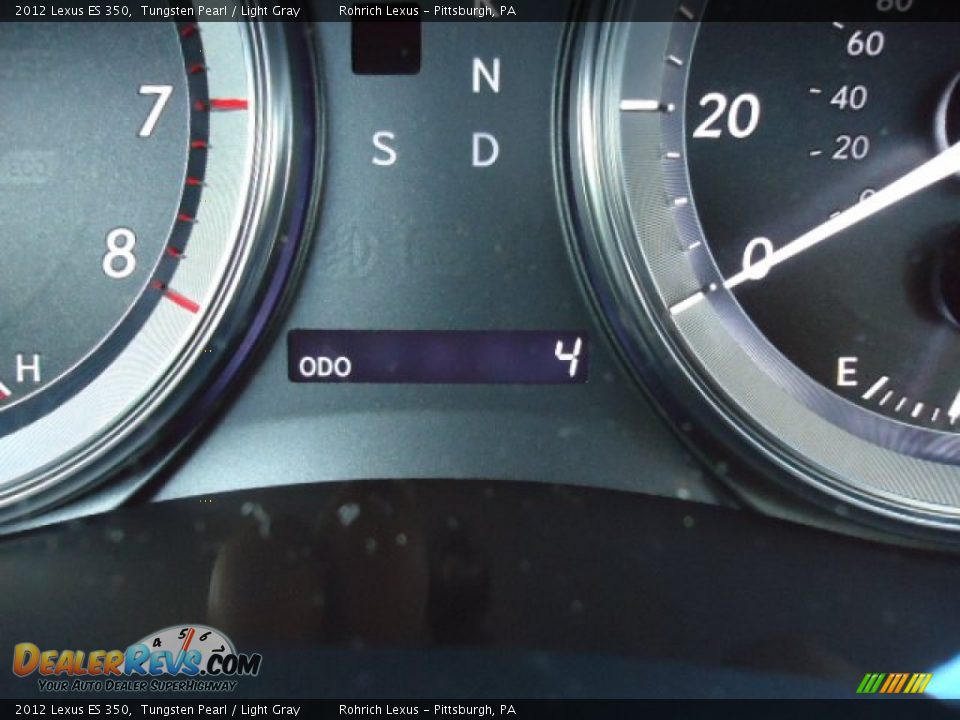 2012 Lexus ES 350 Tungsten Pearl / Light Gray Photo #20