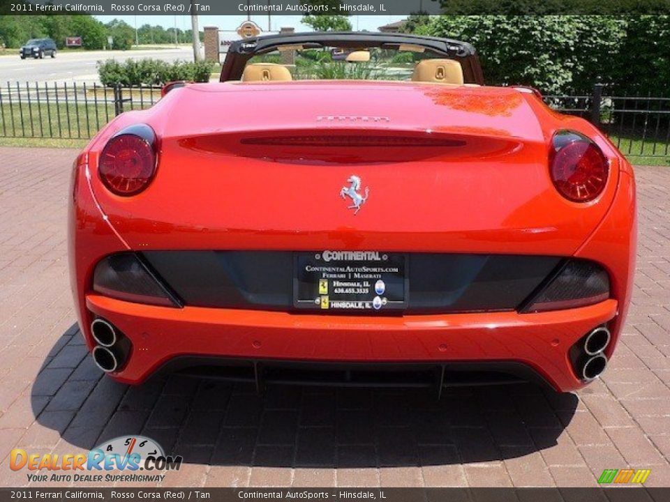 2011 Ferrari California Rosso Corsa (Red) / Tan Photo #4