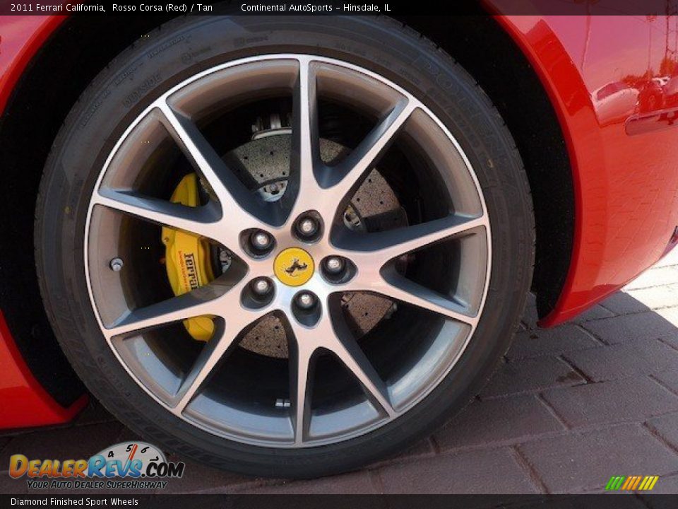 Diamond Finished Sport Wheels - 2011 Ferrari California