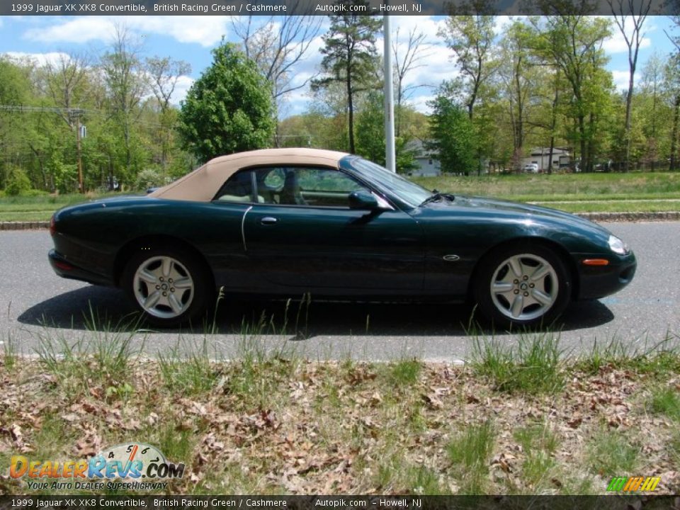 1999 Jaguar XK XK8 Convertible British Racing Green / Cashmere Photo #4
