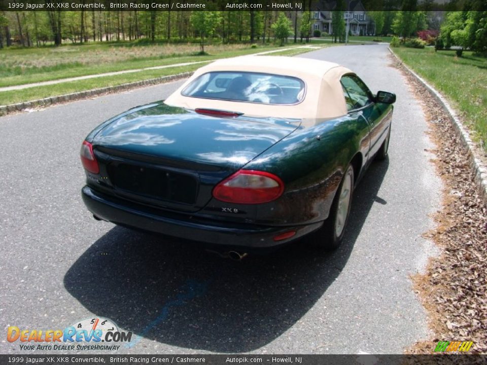1999 Jaguar XK XK8 Convertible British Racing Green / Cashmere Photo #5