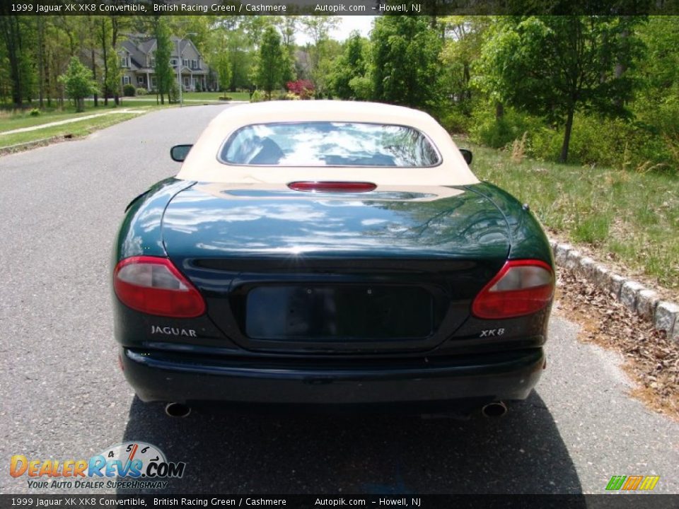 1999 Jaguar XK XK8 Convertible British Racing Green / Cashmere Photo #6