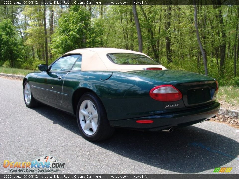 1999 Jaguar XK XK8 Convertible British Racing Green / Cashmere Photo #7