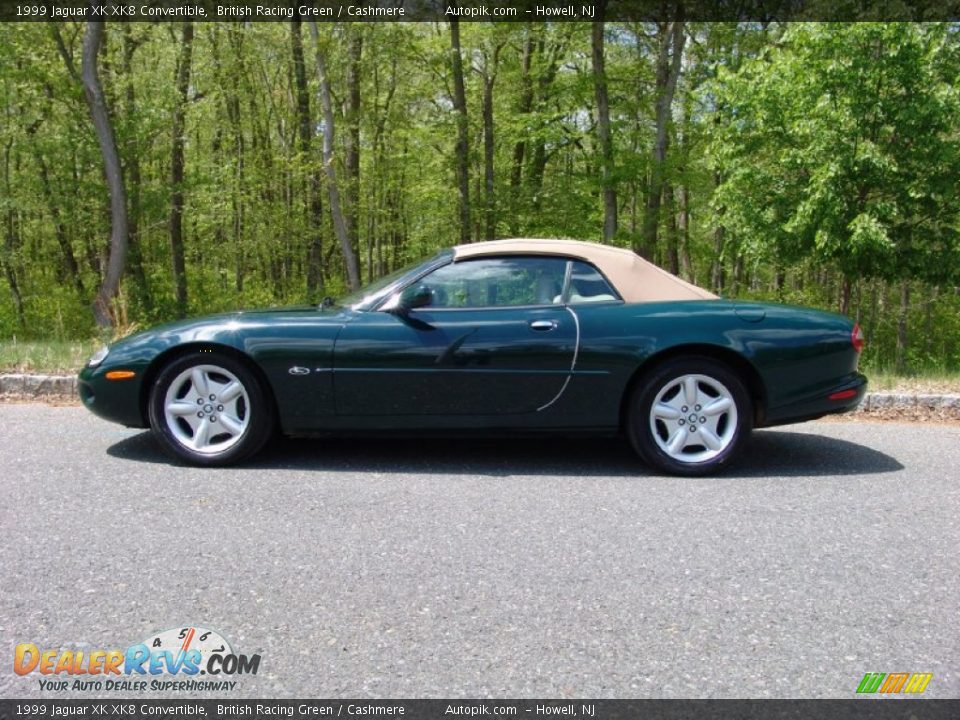 British Racing Green 1999 Jaguar XK XK8 Convertible Photo #8