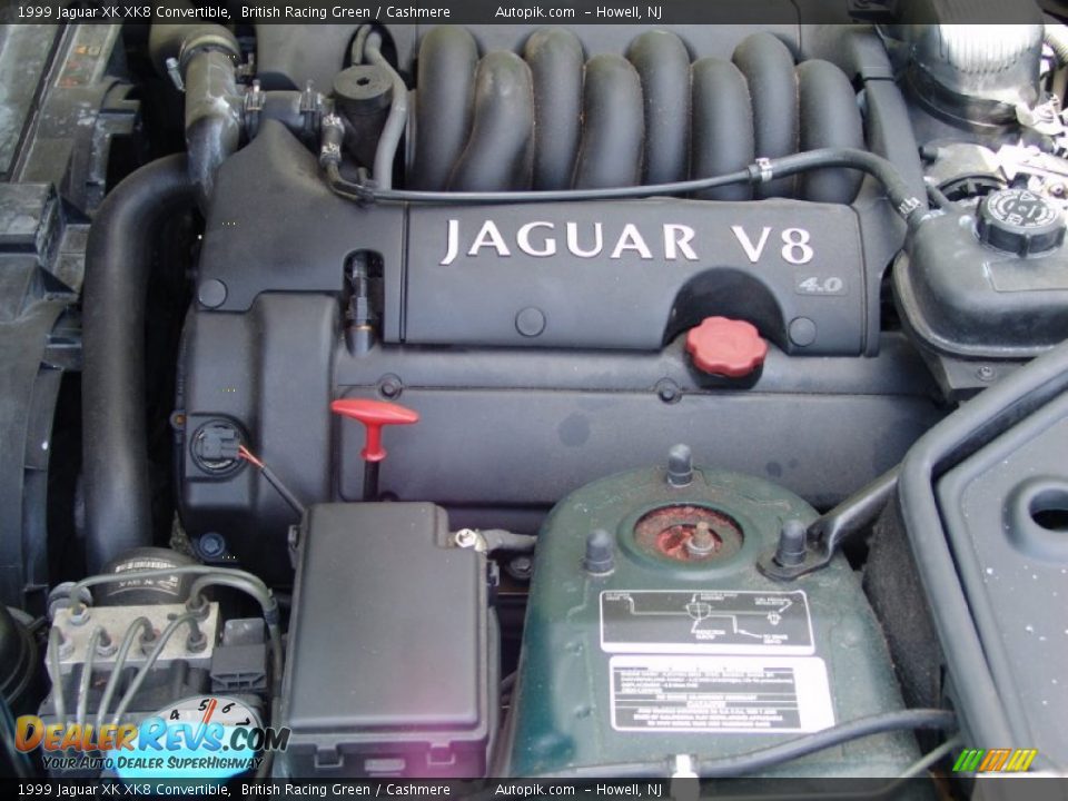 1999 Jaguar XK XK8 Convertible 4.0 Liter DOHC 32-Valve V8 Engine Photo #11