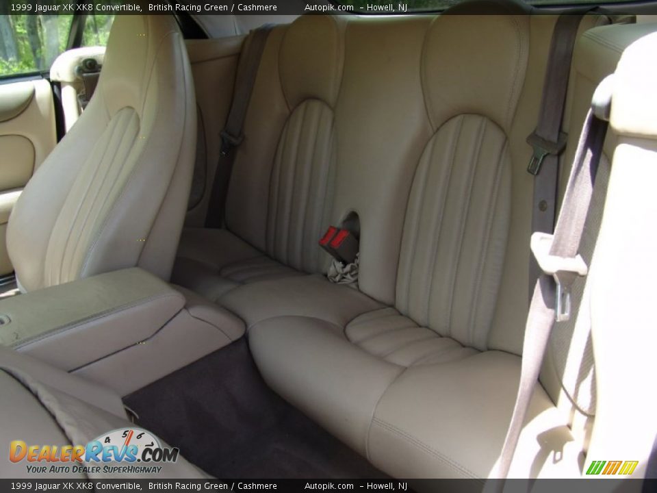 Rear Seat of 1999 Jaguar XK XK8 Convertible Photo #14