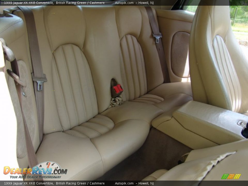 Rear Seat of 1999 Jaguar XK XK8 Convertible Photo #15