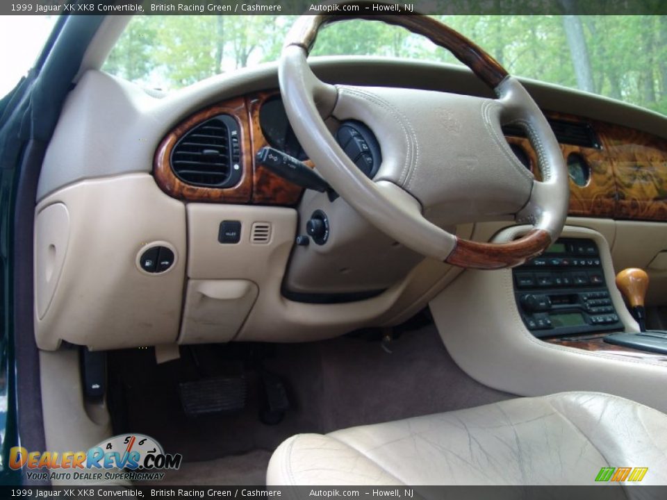 1999 Jaguar XK XK8 Convertible British Racing Green / Cashmere Photo #20