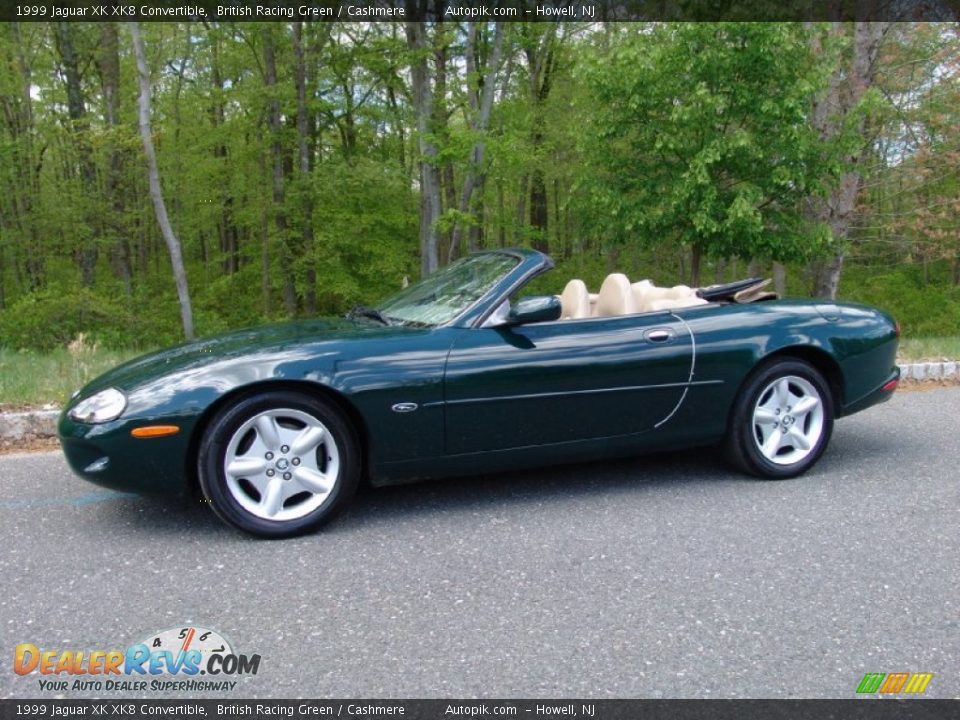 British Racing Green 1999 Jaguar XK XK8 Convertible Photo #23