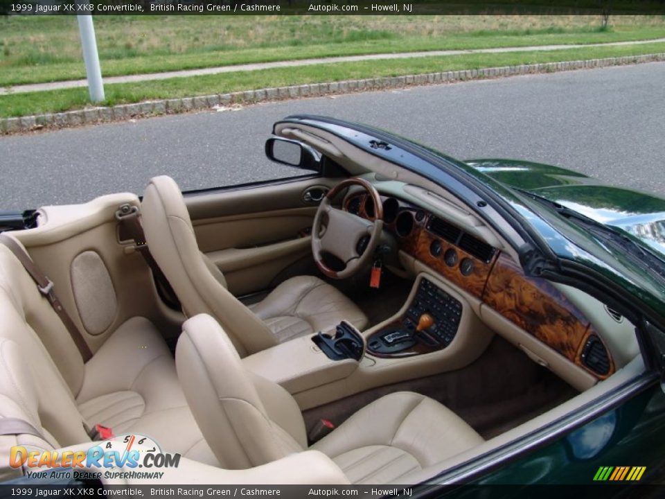 1999 Jaguar XK XK8 Convertible British Racing Green / Cashmere Photo #24