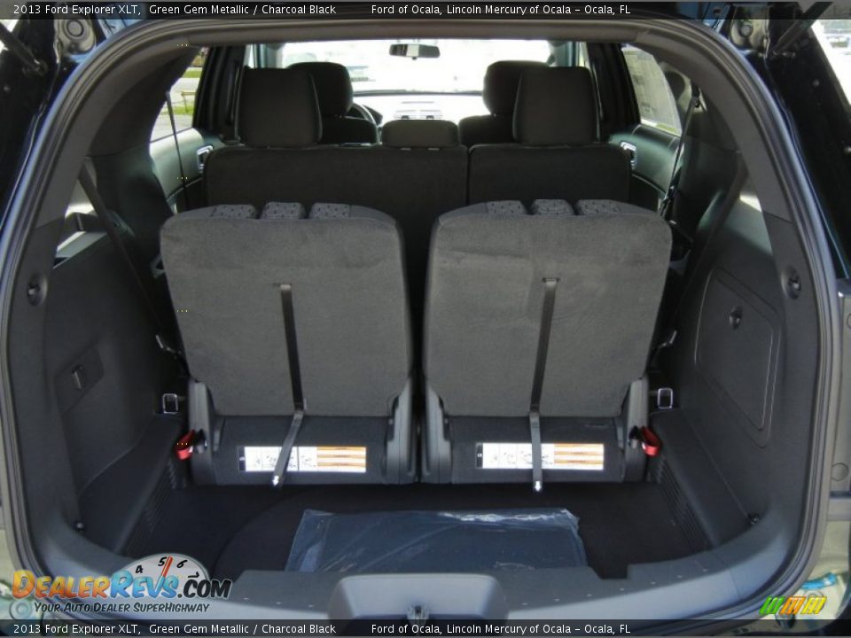 2013 Ford Explorer XLT Green Gem Metallic / Charcoal Black Photo #11
