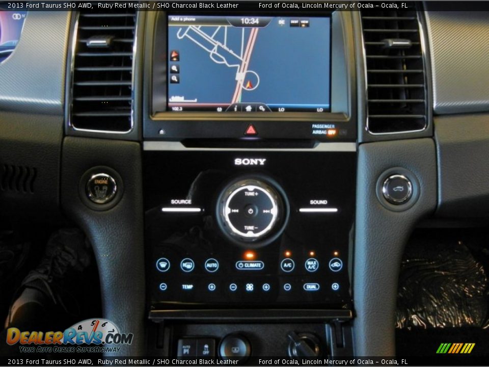 Controls of 2013 Ford Taurus SHO AWD Photo #13