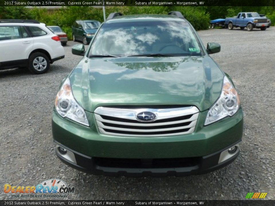 2012 Subaru Outback 2.5i Premium Cypress Green Pearl / Warm Ivory Photo #2