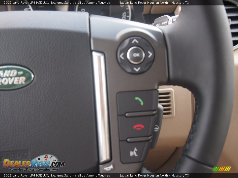 2012 Land Rover LR4 HSE LUX Ipanema Sand Metallic / Almond/Nutmeg Photo #15