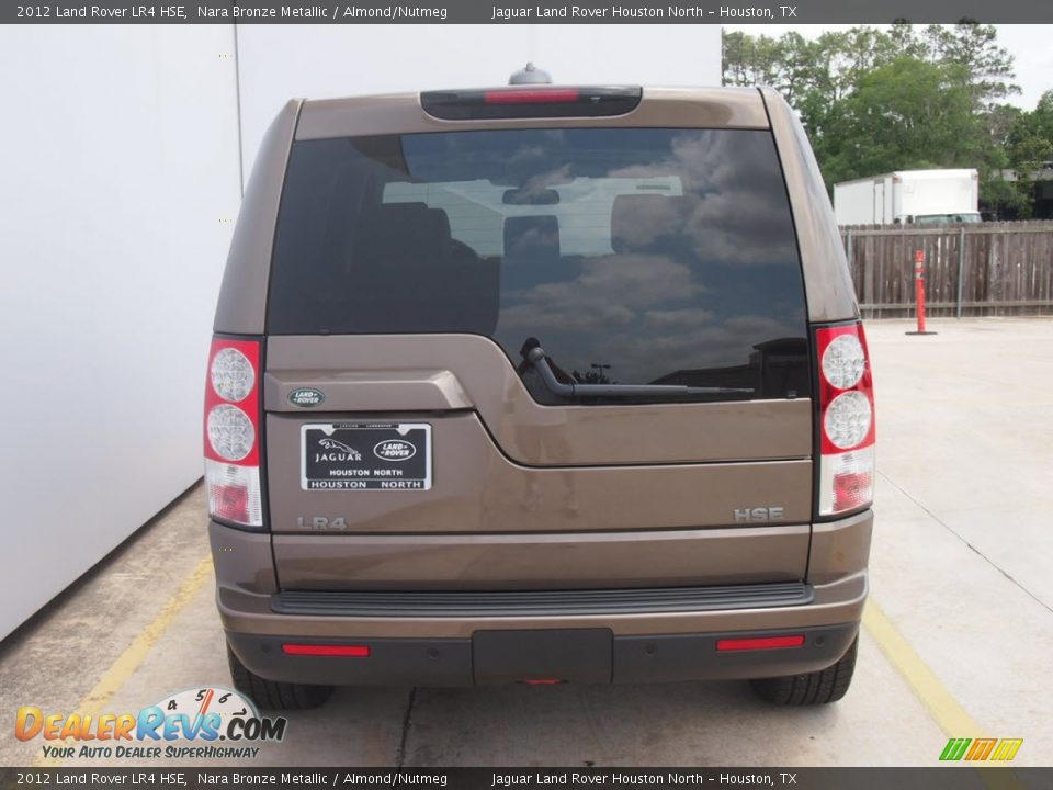 2012 Land Rover LR4 HSE Nara Bronze Metallic / Almond/Nutmeg Photo #4