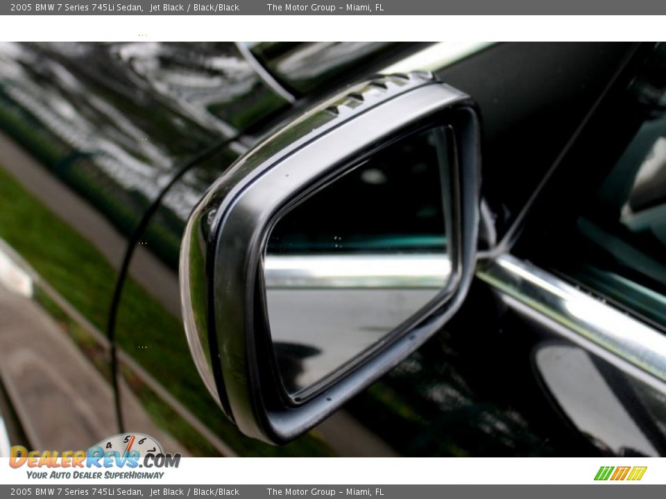 2005 BMW 7 Series 745Li Sedan Jet Black / Black/Black Photo #15