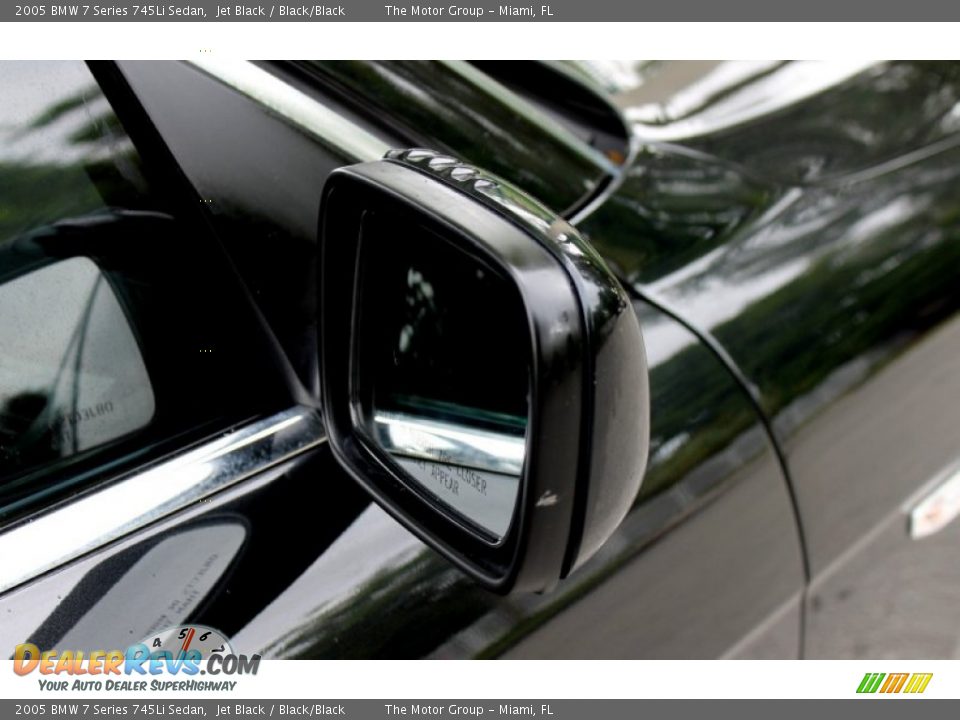 2005 BMW 7 Series 745Li Sedan Jet Black / Black/Black Photo #16
