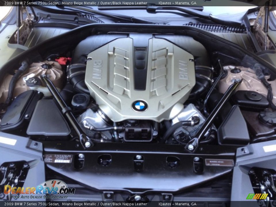 2009 BMW 7 Series 750Li Sedan 4.4 Liter Twin-Turbo DOHC 32-Valve VVT V8 Engine Photo #17