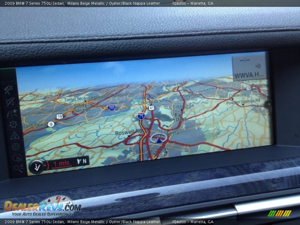 Navigation of 2009 BMW 7 Series 750Li Sedan Photo #22