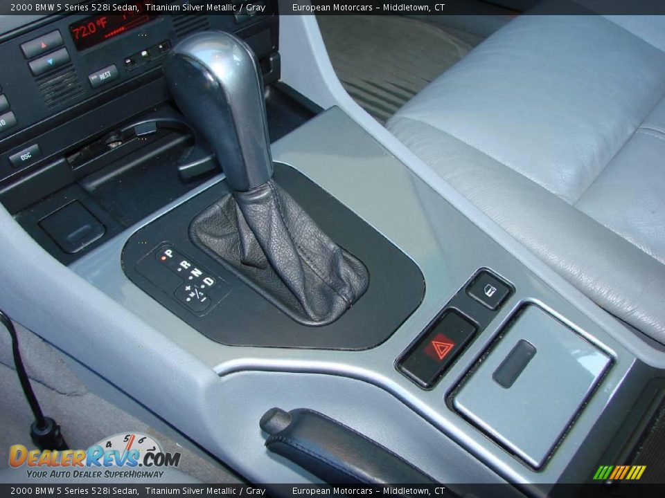 2000 BMW 5 Series 528i Sedan Titanium Silver Metallic / Gray Photo #16