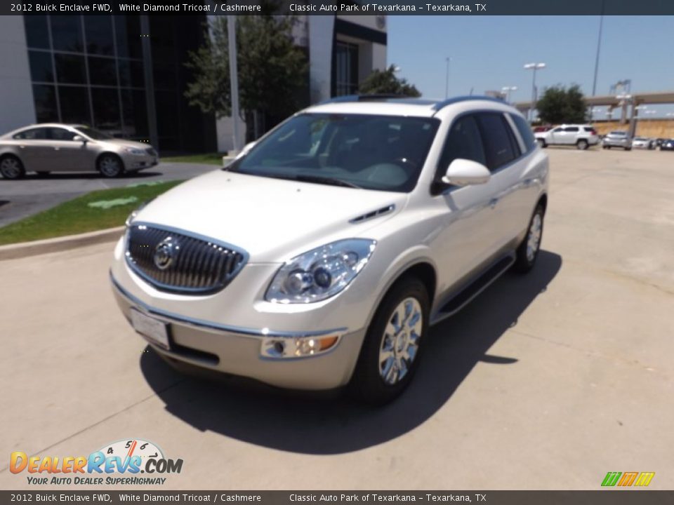2012 Buick Enclave FWD White Diamond Tricoat / Cashmere Photo #1