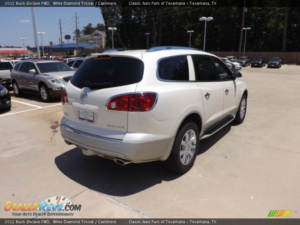 2012 Buick Enclave FWD White Diamond Tricoat / Cashmere Photo #5