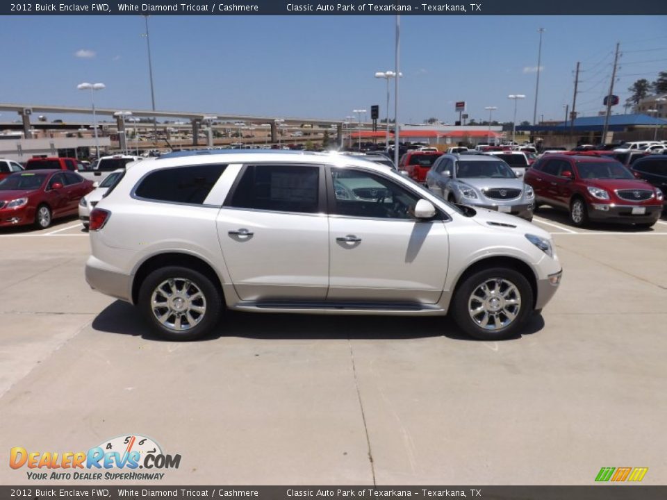 2012 Buick Enclave FWD White Diamond Tricoat / Cashmere Photo #6