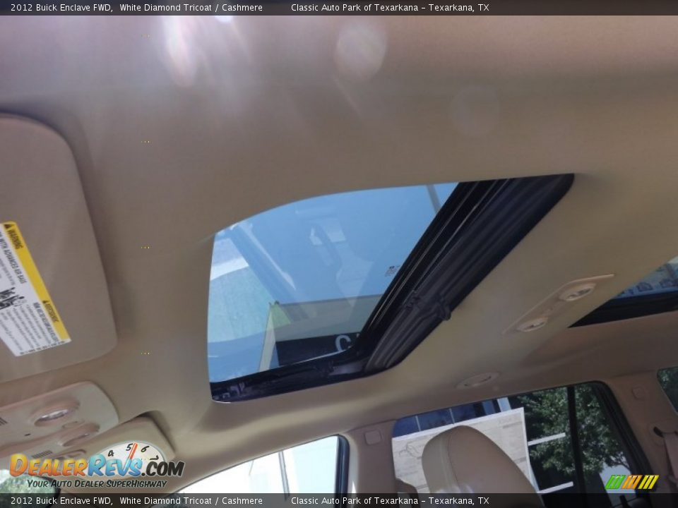 2012 Buick Enclave FWD White Diamond Tricoat / Cashmere Photo #12