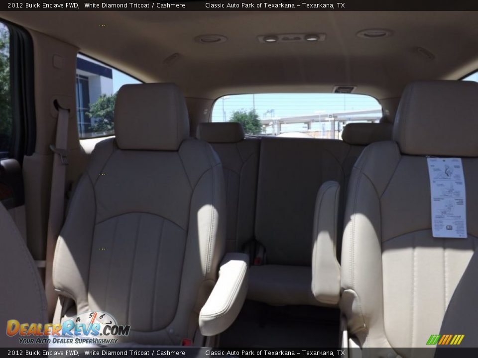 2012 Buick Enclave FWD White Diamond Tricoat / Cashmere Photo #17