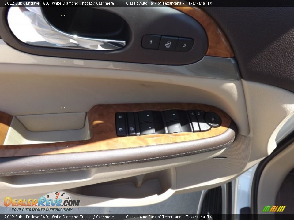 2012 Buick Enclave FWD White Diamond Tricoat / Cashmere Photo #19