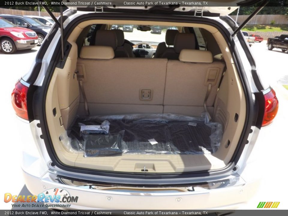 2012 Buick Enclave FWD White Diamond Tricoat / Cashmere Photo #22
