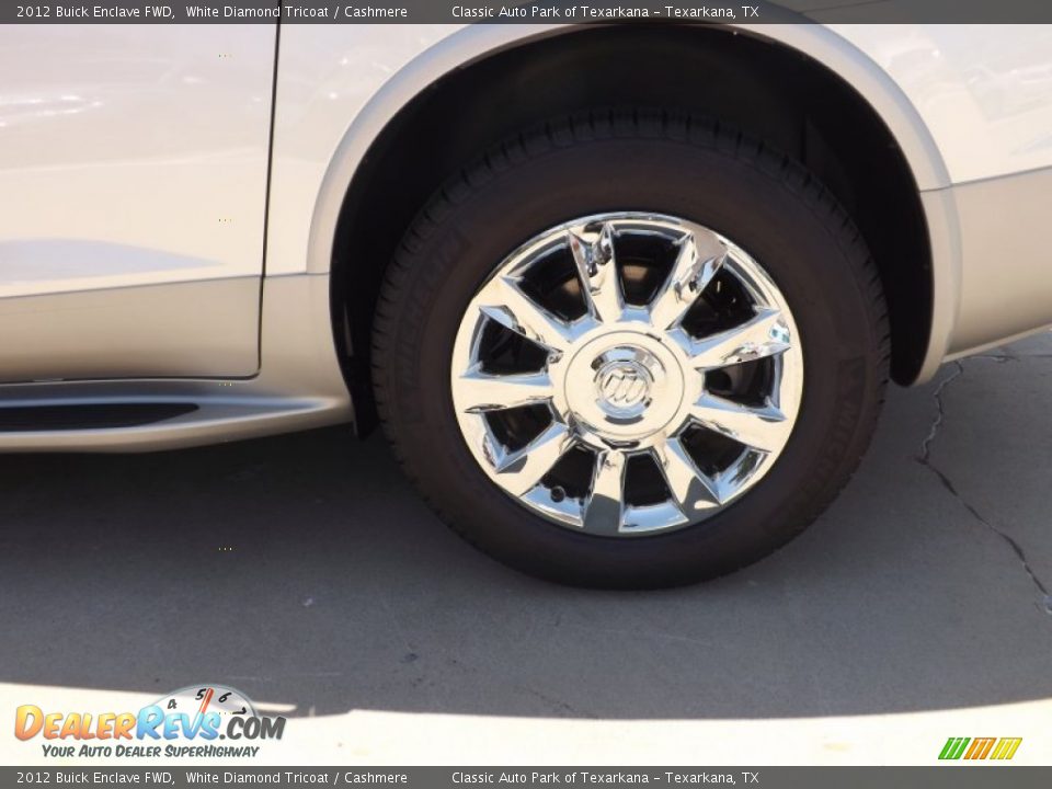 2012 Buick Enclave FWD White Diamond Tricoat / Cashmere Photo #23