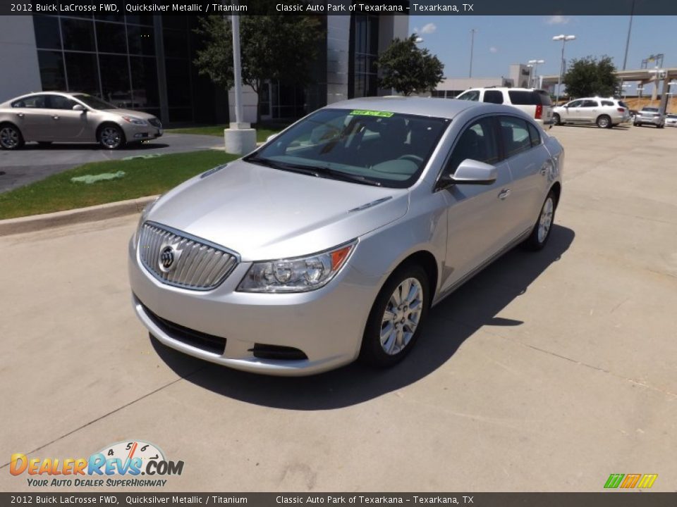 2012 Buick LaCrosse FWD Quicksilver Metallic / Titanium Photo #1