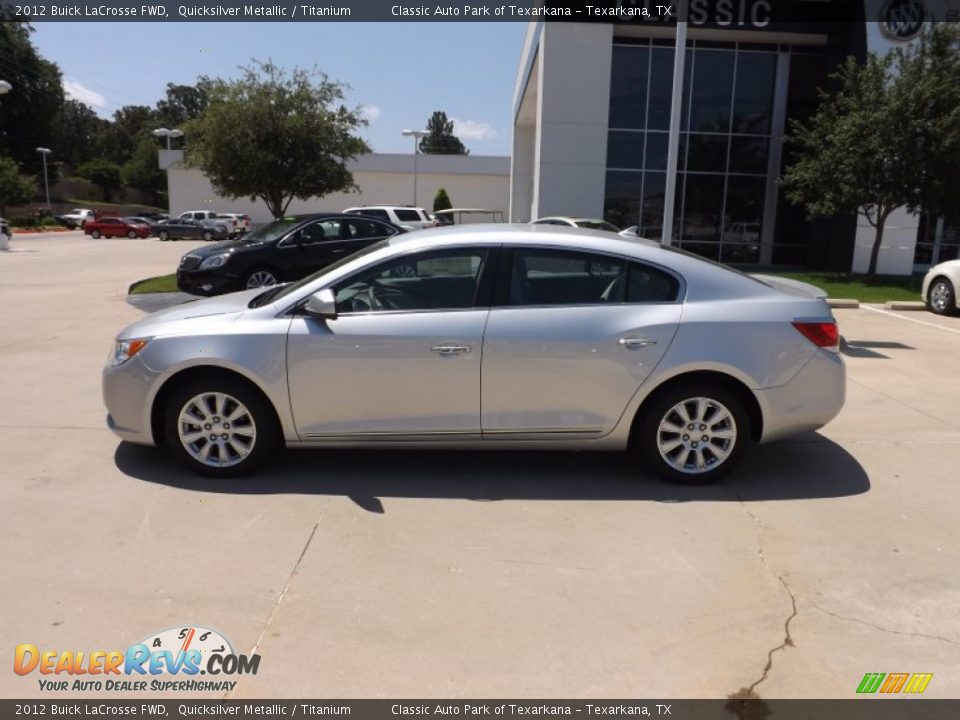 2012 Buick LaCrosse FWD Quicksilver Metallic / Titanium Photo #2